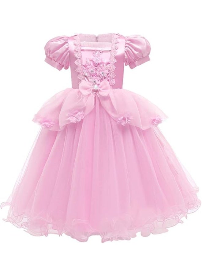 YelaJoy Girls Princess Dress Up Costume, Butterfly Tulle Dress+Accessories, Birthday Party Halloween Carnival Cosplay - Image 4